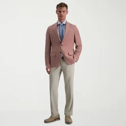 Haggar JMH Mens Plaid Slim Fit Sport Coat
