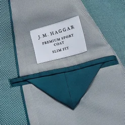 Haggar JMH Mens Plaid Slim Fit Sport Coat