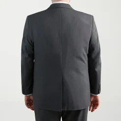 Haggar JMH Mens Regular Fit Diamond Big and Tall Suit Jacket