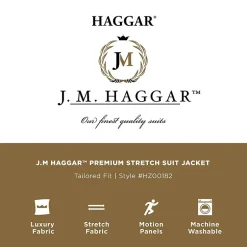 Haggar JMH Premium Mens Stretch Classic Fit Suit Separates