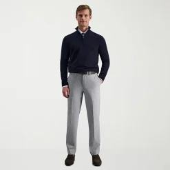 Haggar JMH Premium Stretch Mens Comfort Waistband Slim Fit Dress Flat Front Pant