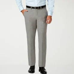 Haggar JMH Premium Stretch Mens Comfort Waistband Slim Fit Dress Flat Front Pant