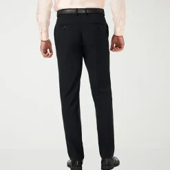Haggar JMH Premium Stretch Mens Comfort Waistband Slim Fit Dress Flat Front Pant