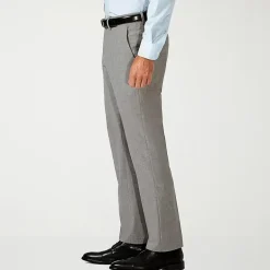 Haggar JMH Premium Stretch Mens Comfort Waistband Slim Fit Dress Flat Front Pant