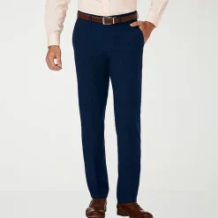 Haggar JMH Premium Stretch Mens Comfort Waistband Slim Fit Dress Flat Front Pant