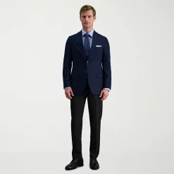 Haggar JMH Premium Stretch Mens Comfort Waistband Slim Fit Dress Flat Front Pant