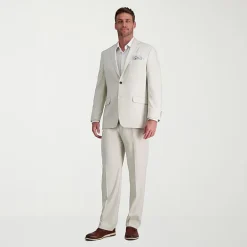 Haggar JMH Premium Stretch Mens Classic Fit Flat Front Suit Pant