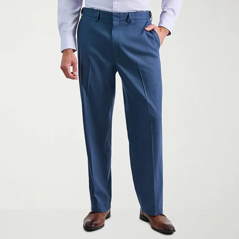 Haggar JMH Premium Stretch Mens Classic Fit Flat Front Suit Pant