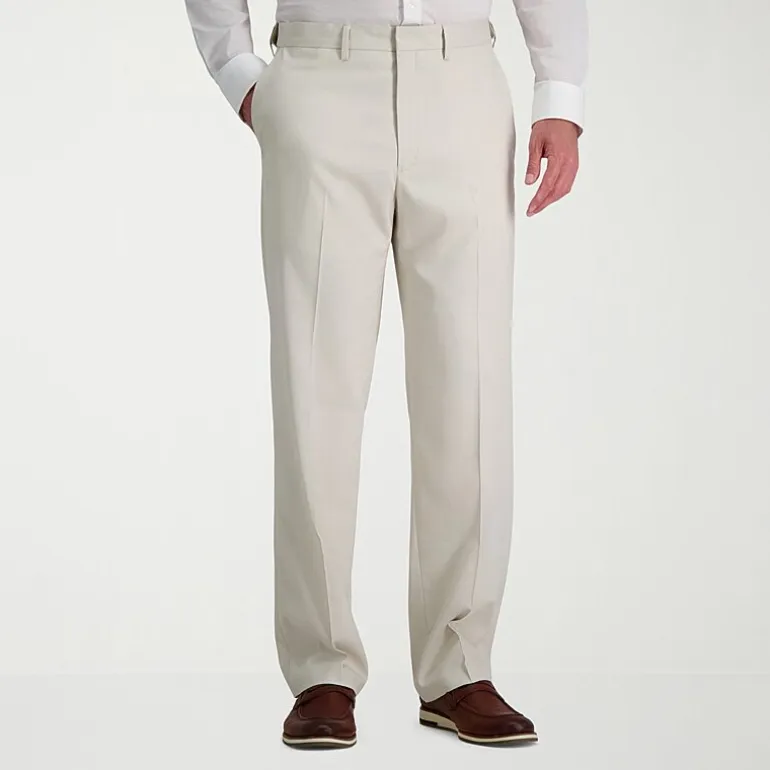 Haggar JMH Premium Stretch Mens Classic Fit Flat Front Suit Pant
