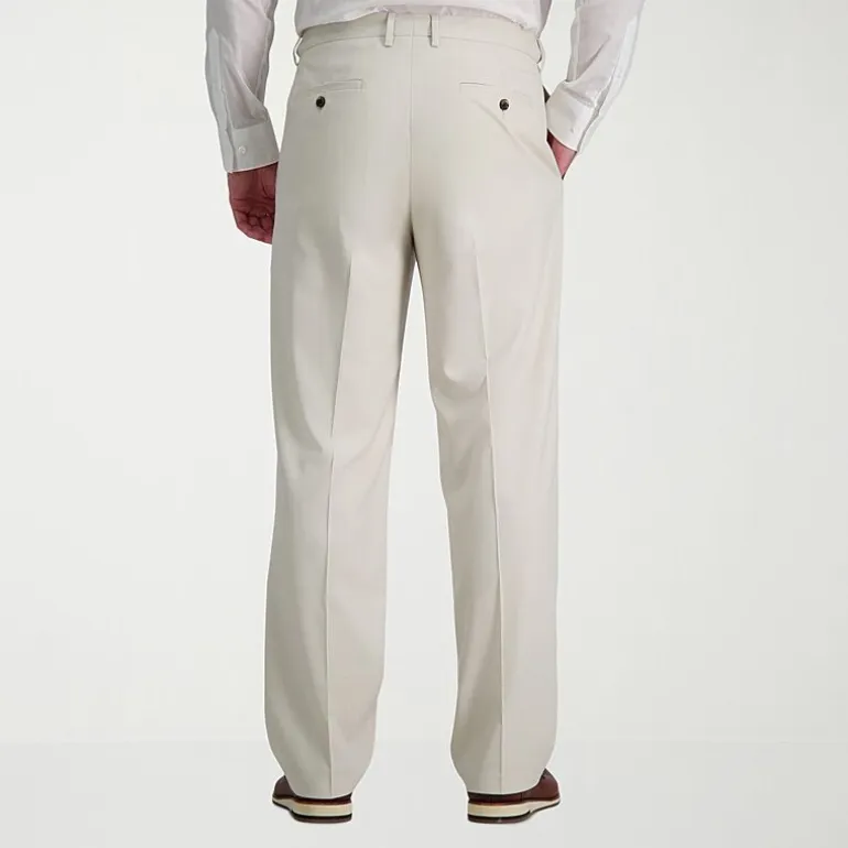 Haggar JMH Premium Stretch Mens Classic Fit Flat Front Suit Pant