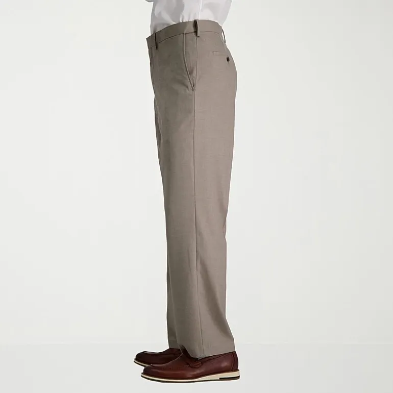 Haggar JMH Premium Stretch Mens Classic Fit Flat Front Suit Pant