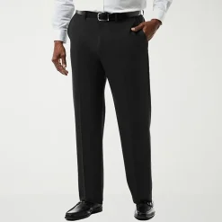 Haggar JMH Premium Stretch Sharkskin Mens Big Stretch Fabric Classic Fit Flat Front Suit Pant
