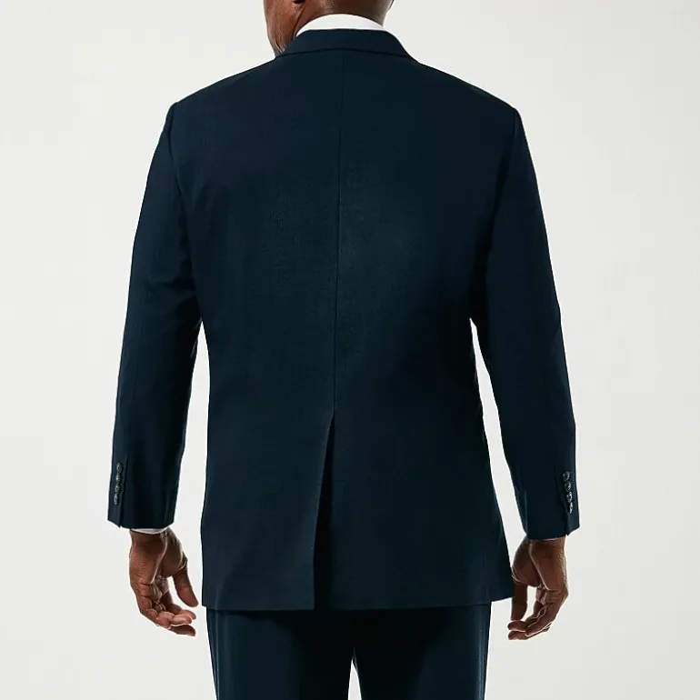 Haggar JMH Premium Stretch Sharkskin Mens Stretch Fabric Classic Fit Big and Tall Suit Jacket