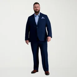 Haggar JMH Tailored Mens Stretch Fabric Modern Fit Big and Tall Suit Jacket