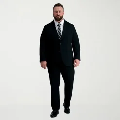Haggar JMH Tailored Mens Stretch Fabric Modern Fit Big and Tall Suit Jacket