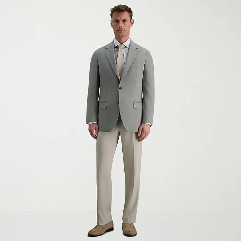 Haggar JMH Tailored Prince Of Wales Mens Plaid Modern Fit Sport Coat