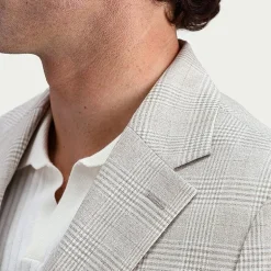 Haggar JMH Tailored Prince Of Wales Mens Plaid Modern Fit Sport Coat