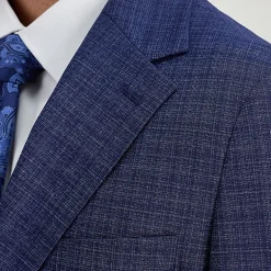 Haggar JMH Tailored Prince Of Wales Mens Plaid Modern Fit Sport Coat