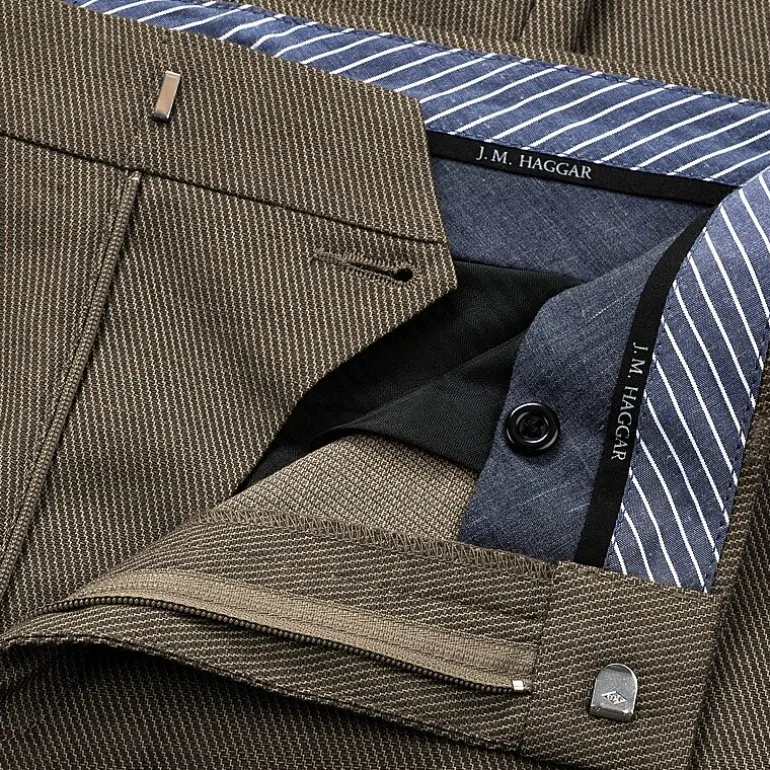 Haggar JMH Tailored Prominent Twill Mens Stretch Fabric Modern Fit Suit Separates