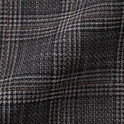 Haggar JMH Tailored Slub Glen Plaid Mens Stretch Fabric Modern Fit Sport Coat
