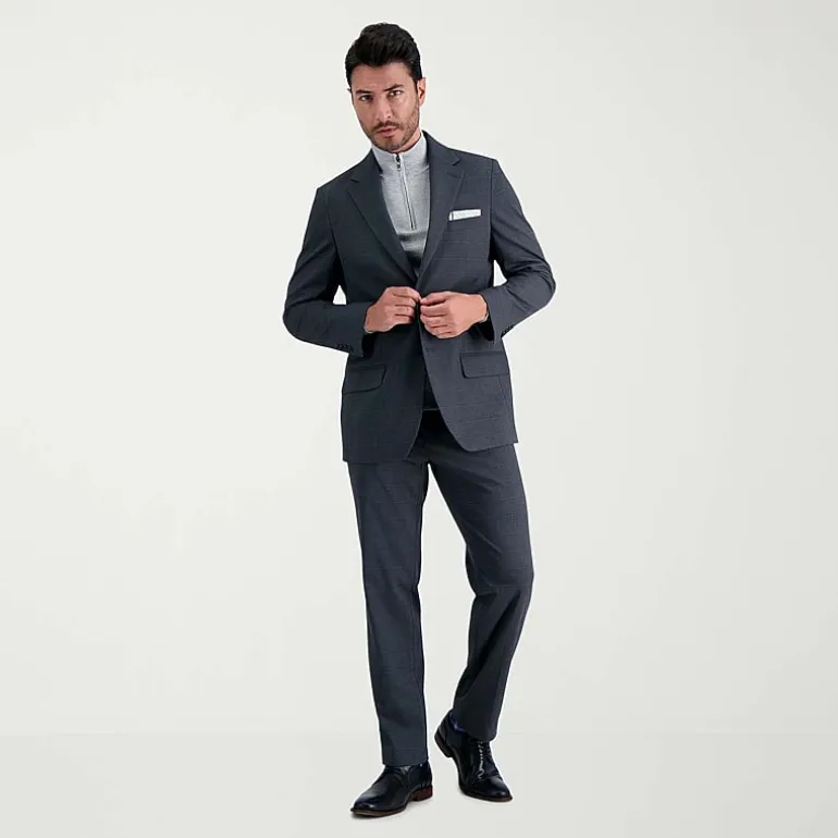 Haggar JMH Tailored Windowpane Men’s Suit Separates