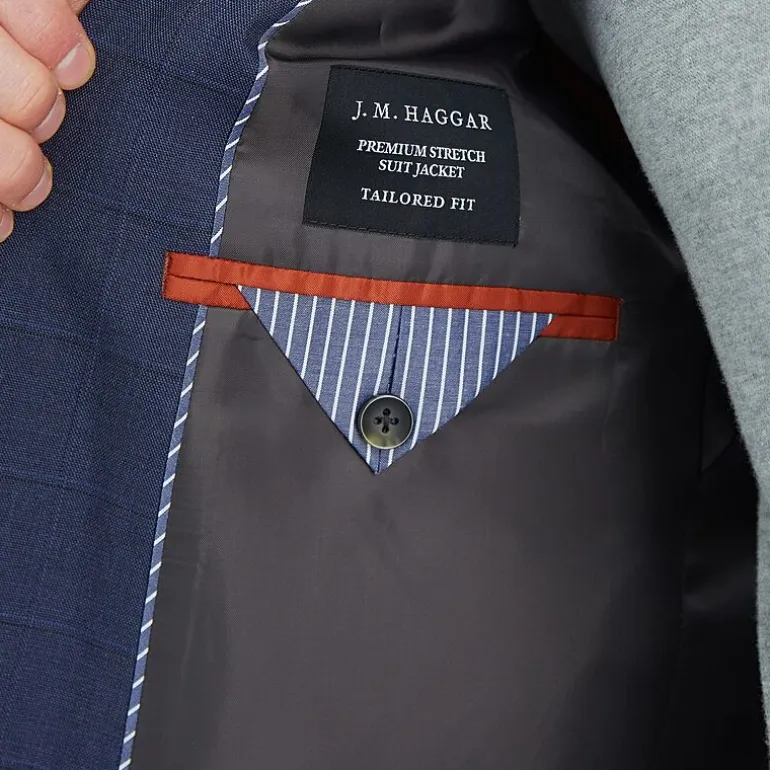 Haggar JMH Tailored Windowpane Men’s Suit Separates