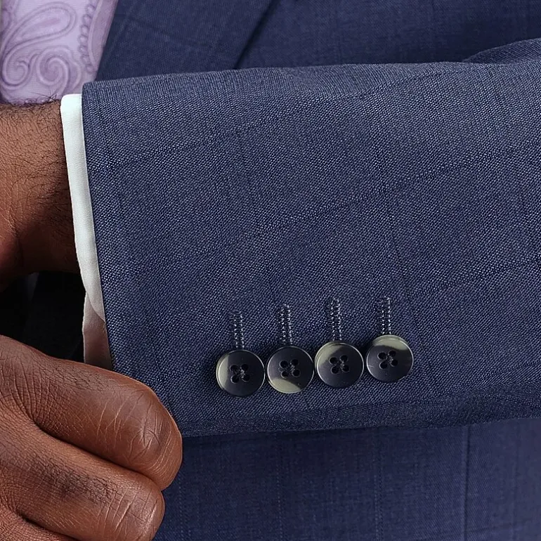 Haggar JMH Tailored Windowpane Men’s Suit Separates