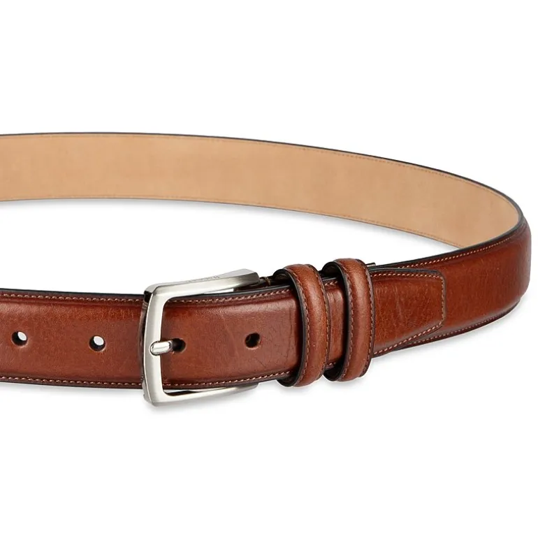 Haggar Leather 32mm Dress Mens Belt