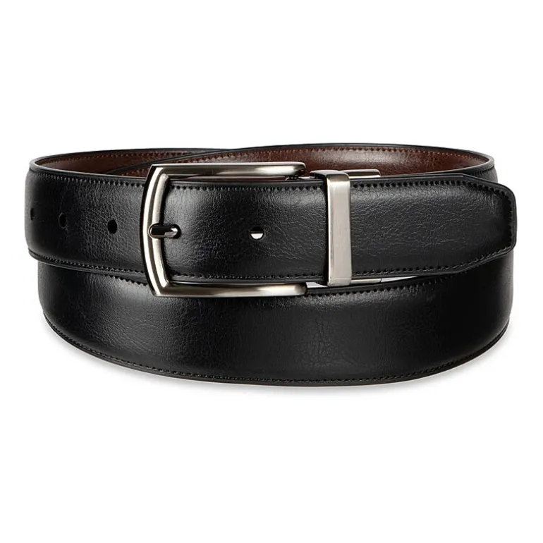 Haggar Leather 32mm Dress Mens Belt