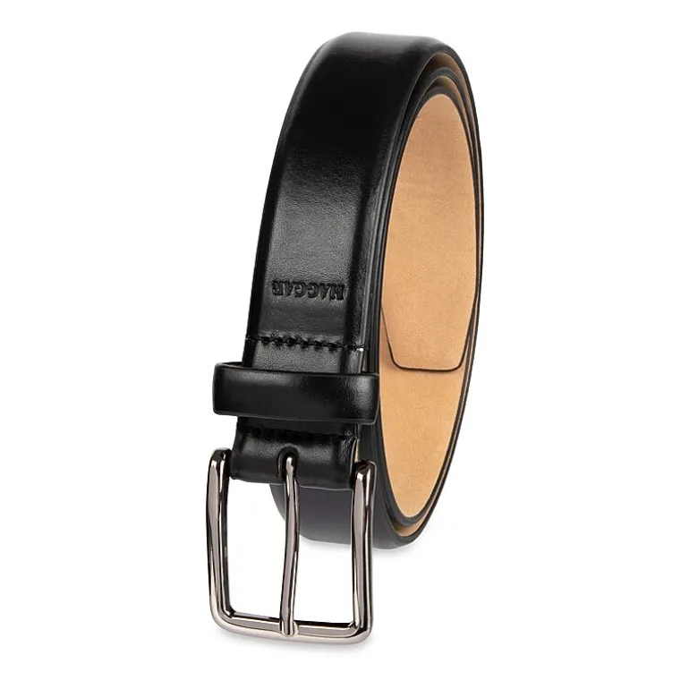 Haggar Leather 32mm Dress Mens Belt