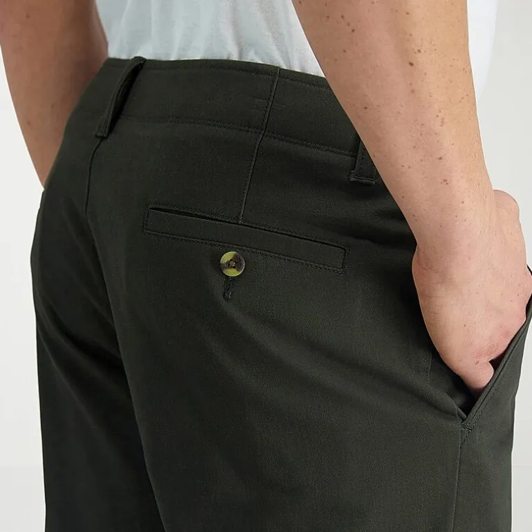 Haggar Life Khaki Chino Mens Comfort Waistband Slim Fit Flat Front Pant