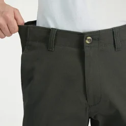 Haggar Life Khaki Chino Mens Comfort Waistband Slim Fit Flat Front Pant