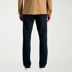 Haggar Life Khaki Comfort Chino Mens Comfort Waistband Straight Fit Flat Front Pant