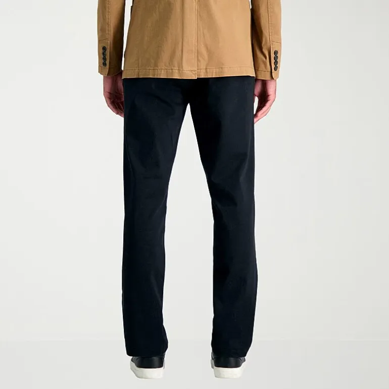 Haggar Life Khaki Comfort Chino Mens Comfort Waistband Straight Fit Flat Front Pant