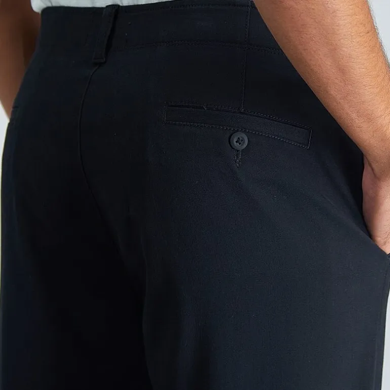 Haggar Life Khaki Comfort Chino Mens Comfort Waistband Straight Fit Flat Front Pant