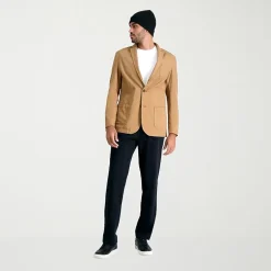 Haggar Life Khaki Comfort Chino Mens Comfort Waistband Straight Fit Flat Front Pant