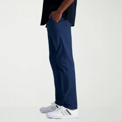 Haggar Life Khaki Flex Mens Comfort Waistband Straight Fit Flat Front Pant