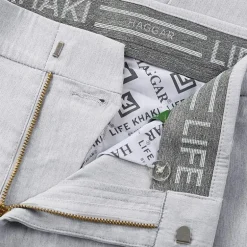 Haggar Life Khaki Flex Mens Comfort Waistband Straight Fit Flat Front Pant