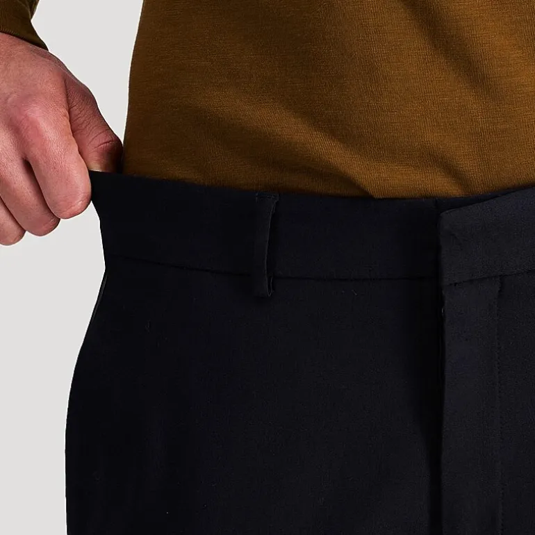 Haggar Life Khaki Flex Mens Comfort Waistband Straight Fit Flat Front Pant