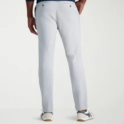 Haggar Life Khaki Mens Comfort Waistband Slim Fit Flat Front Pant