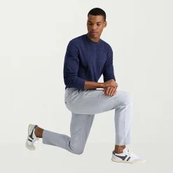Haggar Life Khaki Mens Comfort Waistband Slim Fit Flat Front Pant