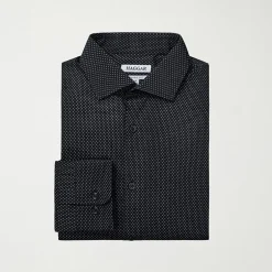 Haggar Mens Classic Fit Wrinkle Free Long Sleeve Dress Shirt