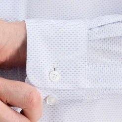 Haggar Mens Classic Fit Wrinkle Free Long Sleeve Dress Shirt
