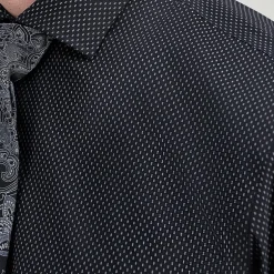 Haggar Mens Classic Fit Wrinkle Free Long Sleeve Dress Shirt
