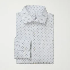 Haggar Mens Classic Fit Wrinkle Free Long Sleeve Dress Shirt