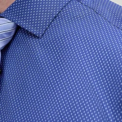 Haggar Mens Classic Fit Wrinkle Free Long Sleeve Dress Shirt