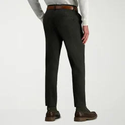 Haggar Modern Stretch Herringbone Mens Regular Fit Flat Front Pant