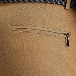 Haggar Modern Stretch Herringbone Mens Regular Fit Flat Front Pant