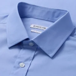 Haggar Premium Comfort Big and Tall Mens Classic Fit Easy Care Stretch Fabric Long Sleeve Dress Shirt