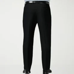 Haggar Premium Comfort Expandable Waist Mens Classic Fit Big and Tall Dress Flat Front Pant